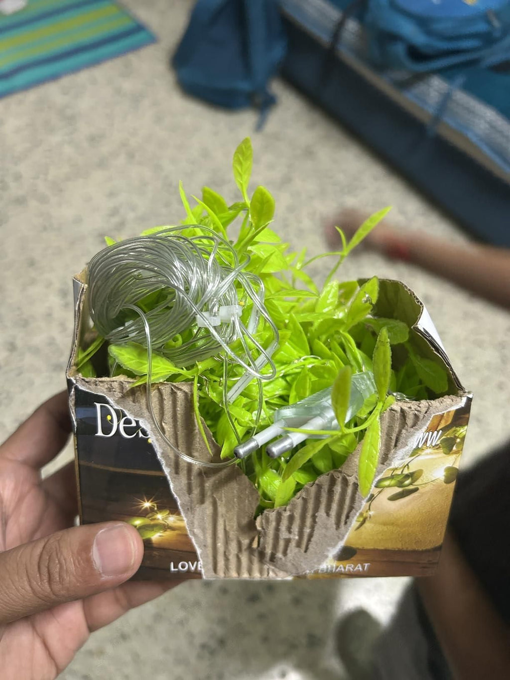 Artificial Leaf Curtain LED String Light Pack of 1 (10 Strings)