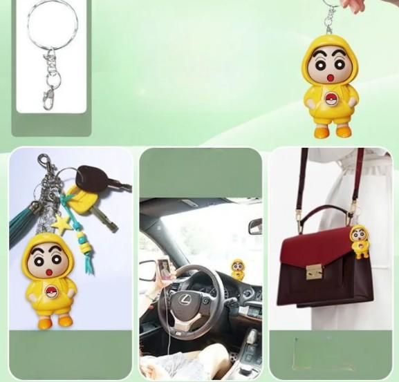 Shinchan Face Swap Keychain